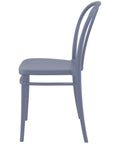 Victor Chair By Siesta In Anthracite, Viewed From Side