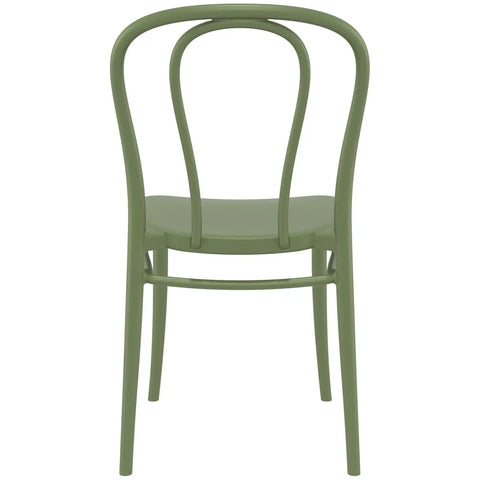 Victor Chair By Siesta In Olive Green, Viewed From Behind