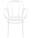 Victor XL Armchair By Siesta In White, Viewed From Front