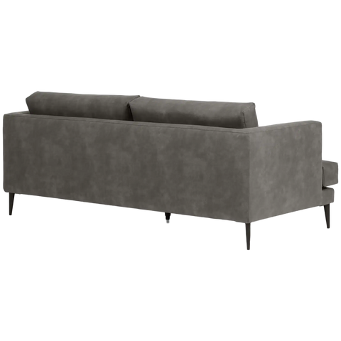 Vinny Lounge In Charcoal, Viewed From Back Angle