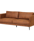 Vinny Lounge In Tan, Viewed From Front Angle
