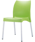 Vita Chair By Siesta In Green, Viewed From Angle In Front