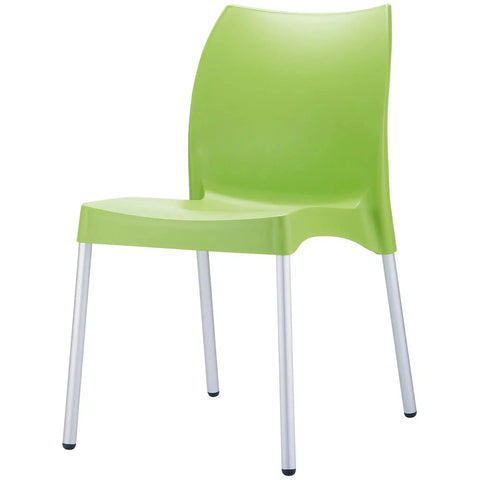 Vita Chair By Siesta In Green, Viewed From Angle In Front