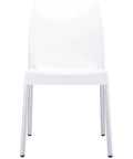 Vita Chair By Siesta In White, Viewed From Front