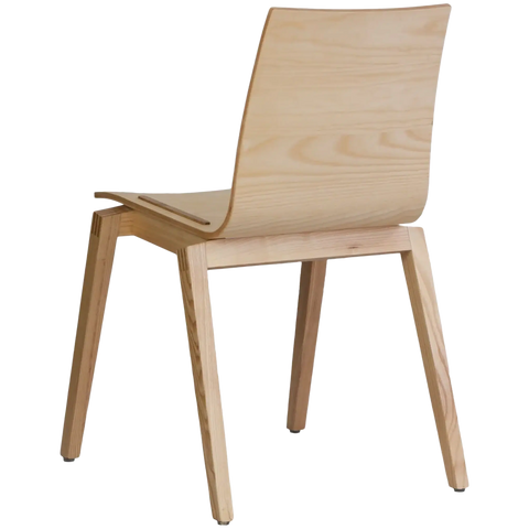 Vogue Side Chair In Natural, Viewed From Behind