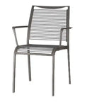 Waverly Armchair In Grey, Viewed From Angle In Front