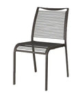 Waverly Side Chair In Grey, Viewed From Angle In Front