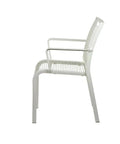 Waverly Side Chair In White, Viewed From Side