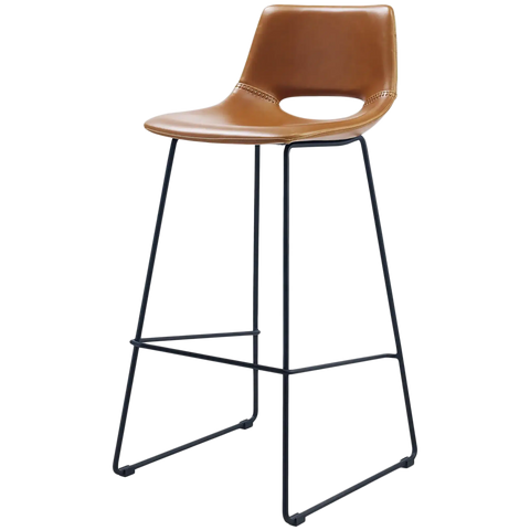 Ziggy Bar Stool 75 In Rust From Front Angle