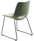 Ziggy Chair In Green, Viewed From Back Angle