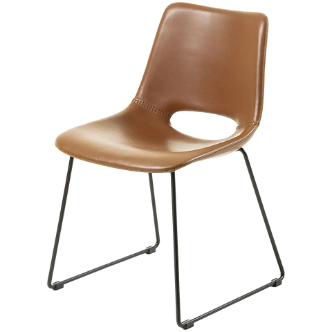 Ziggy Chair In Rust, Viewed From Front Angle