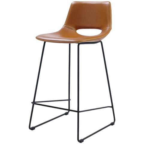 Ziggy Counter Stool 65 In Rust From Front Angle
