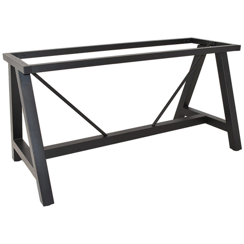 A Frame Table Base In Black 150X70 View From Front Angle