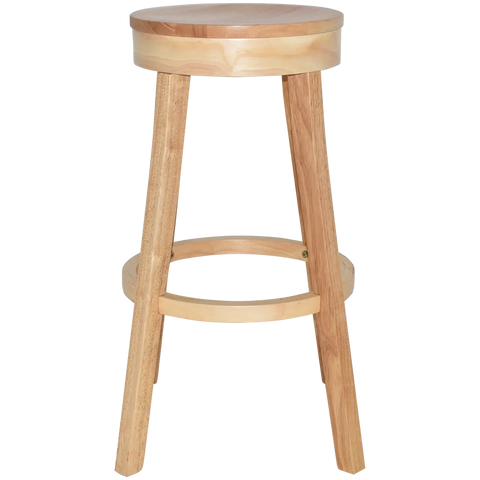 Bono Bar Stool In Natural, Viewed From Front