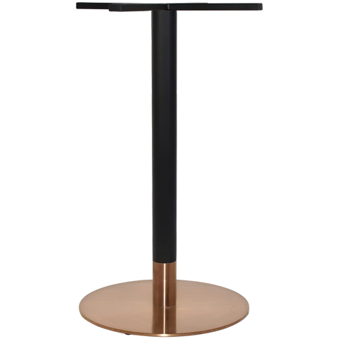 Carlita Bar Base With Black Column And Copper Collar With Copper 540 Base