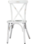 Florence Chair Antique White, Viewed From Angle In Front