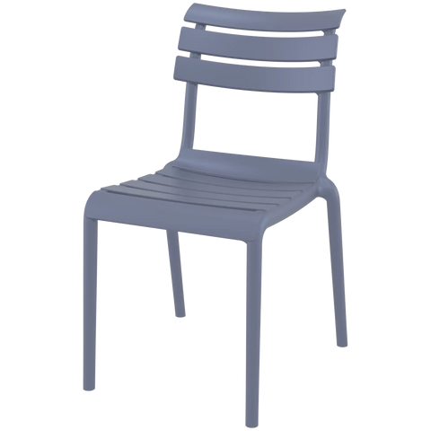 Helen Chair By Siesta In Anthracite, Viewed From Angle In Front
