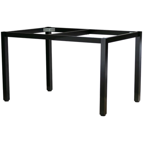 Henley Dining Table Frame In Satin Black To Suit 1200x800 Top