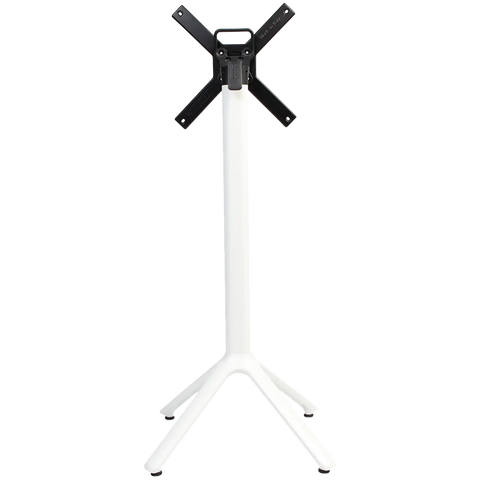 Nemo By Scab Design Folding Bar Base In White, Viewed From Front