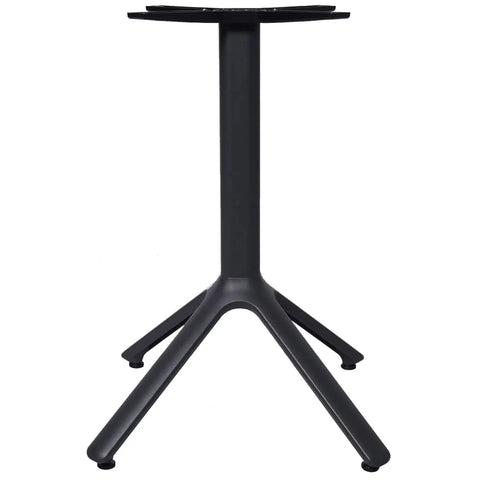 Nemo By Scab Design Table Base In Anthracite, Viewed From Front