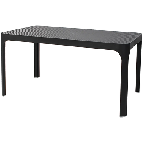 Net By Nardi Coffee Table In Anthracite, View From Angle In Front