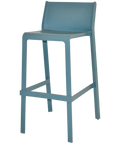 Trill Bar Stool By Nardi In Teal, Viewed From Angle In Front